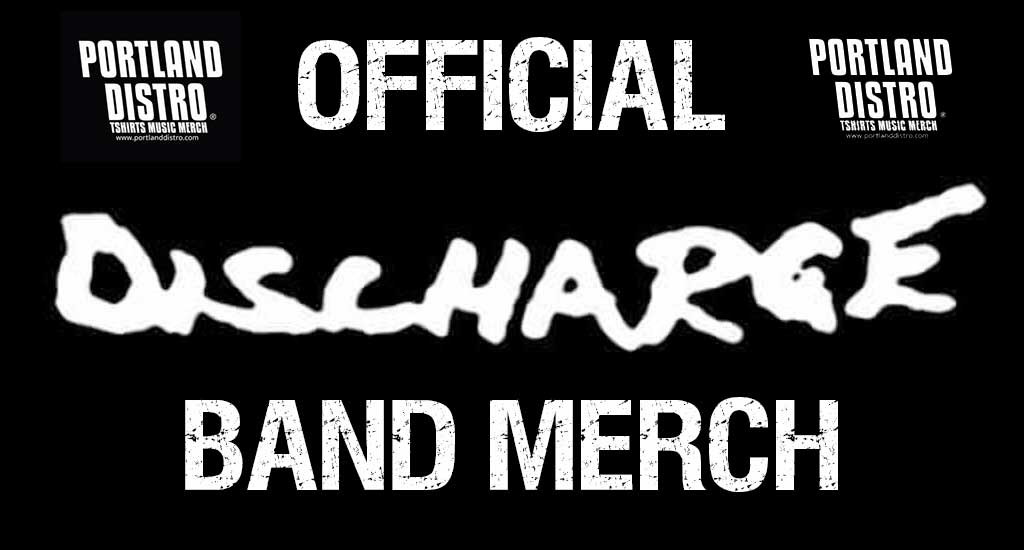 Discharge Official Tshirts and Band Merch!