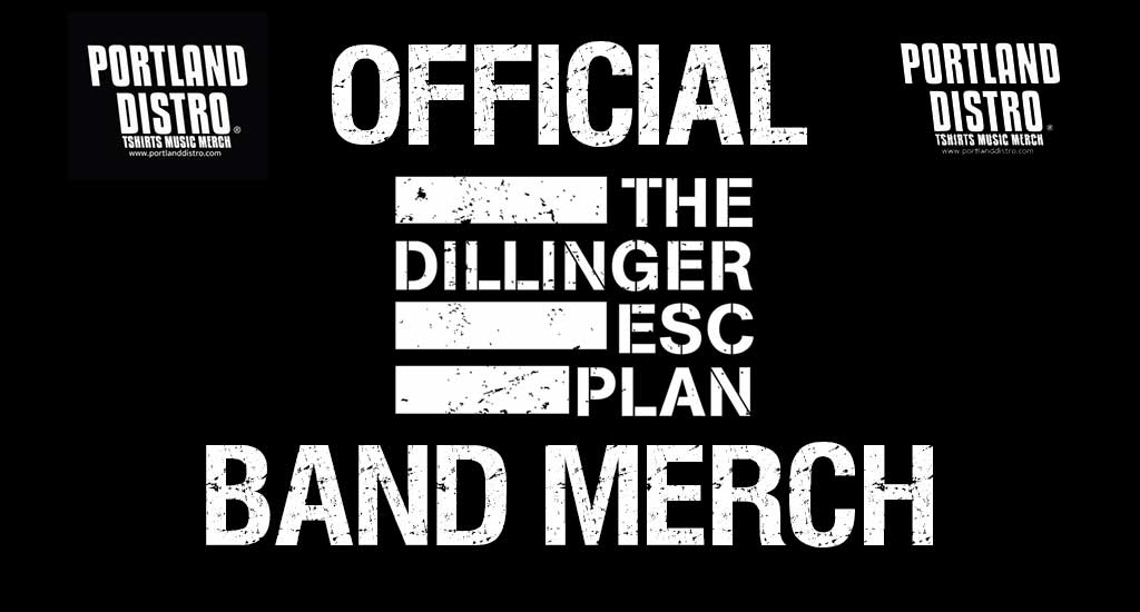 Dillinger Escape Plan Official Tshirts and Band Merch!