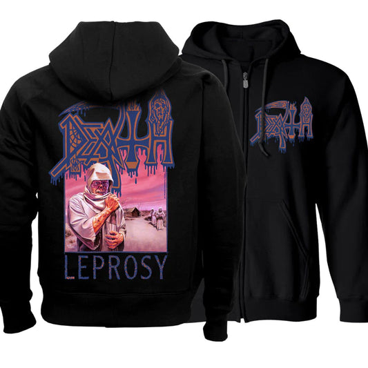 Death - Leprosy - Zipper Hoodie Sweatshirt