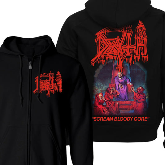 Death - Scream Bloody Gore - Zipper Hoodie Sweatshirt