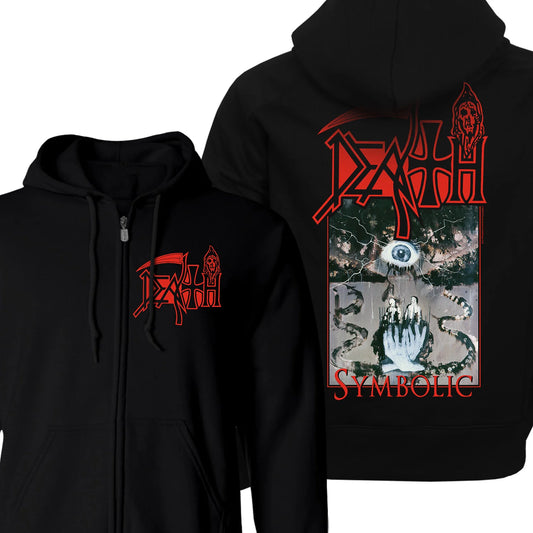 Death - Symbolic - Zipper Hoodie Sweatshirt
