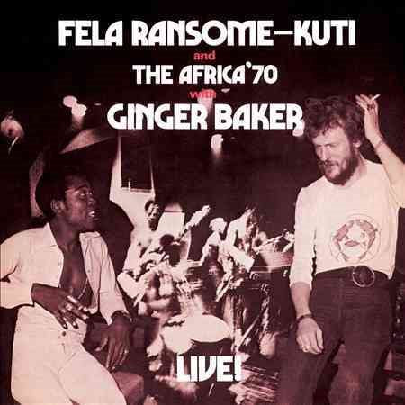 Fela Kuti - FELA LIVE WITH GINGER BAKER Vinyl - PORTLAND DISTRO