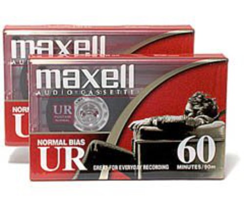 Maxell - Maxell 60 Minute Storage Capacity Normal Bias Type Flat Packs 2 Pack Cassettes Cassette - PORTLAND DISTRO
