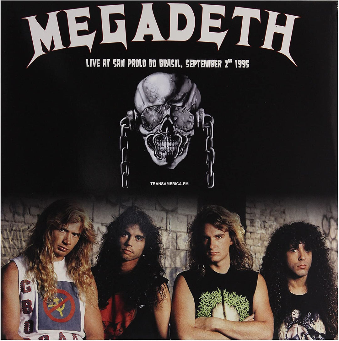 Megadeth - Sao Paulo Do Brasil September 2nd 1995 (White Vinyl) Vinyl - PORTLAND DISTRO