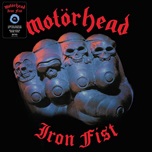 Motörhead - Iron Fist (Limited Edition Black & Blue Swirl Vinyl) Vinyl - PORTLAND DISTRO