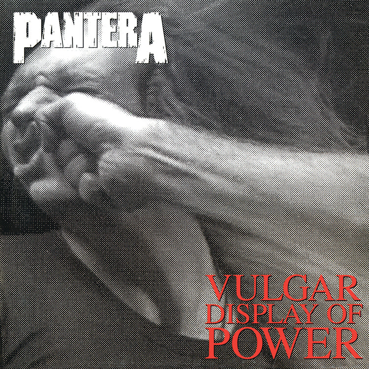 Pantera - Vulgar Display Of Power  (Brick & Mortar Exclusive) (1 LP) (Marbled Black/Grey Vinyl) Vinyl - PORTLAND DISTRO