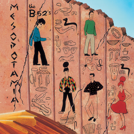 The B-52’s - Mesopotamia (Ultra Clear w/ Orange Splatter Vinyl) (Rocktober Exclusive) Vinyl - PORTLAND DISTRO