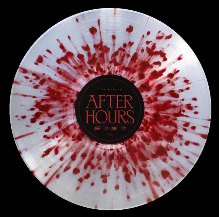 The Weeknd - After Hours [2 LP] [Clear w/ Red Splatter] LIMITED Vinyl - PORTLAND DISTRO