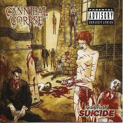 Cannibal Corpse - Gallery Of Suicide (Colored Vinyl, White, Red, Splatter) Vinyl - PORTLAND DISTRO