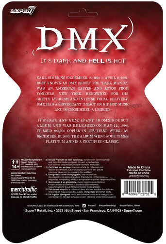 Dmx - Super7 - DMX - ReAction - DMX (It's Dark And Hell Is Hot) (Collectible, Figure, Action Figure) Action Figure - PORTLAND DISTRO