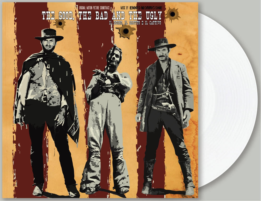 Ennio Morricone - The Good, the Bad and the Ugly (Colored Vinyl, White, Indie Exclusive) Vinyl - PORTLAND DISTRO