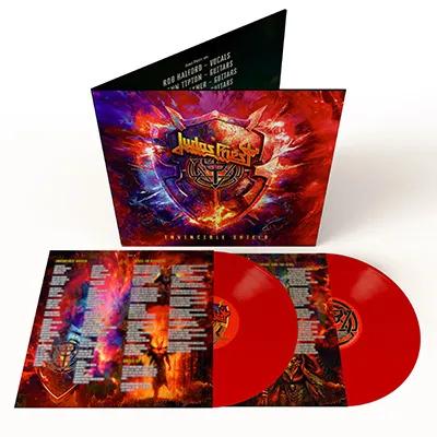 Judas Priest - Invincible Shield (Indie Exclusive, Colored Vinyl, Red) (2 Lp's) Vinyl - PORTLAND DISTRO