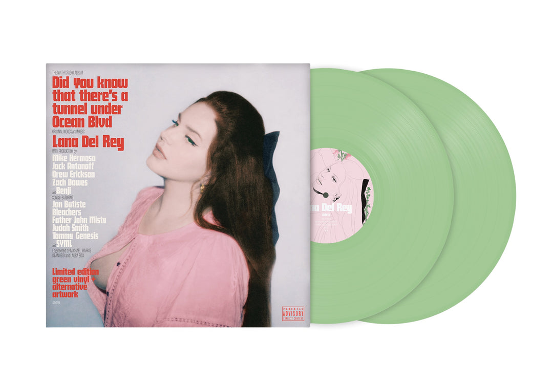 Lana Del Rey - Did you know that there’s a tunnel under Ocean Blvd [Light Green 2 LP/Alt. Cover] Vinyl - PORTLAND DISTRO