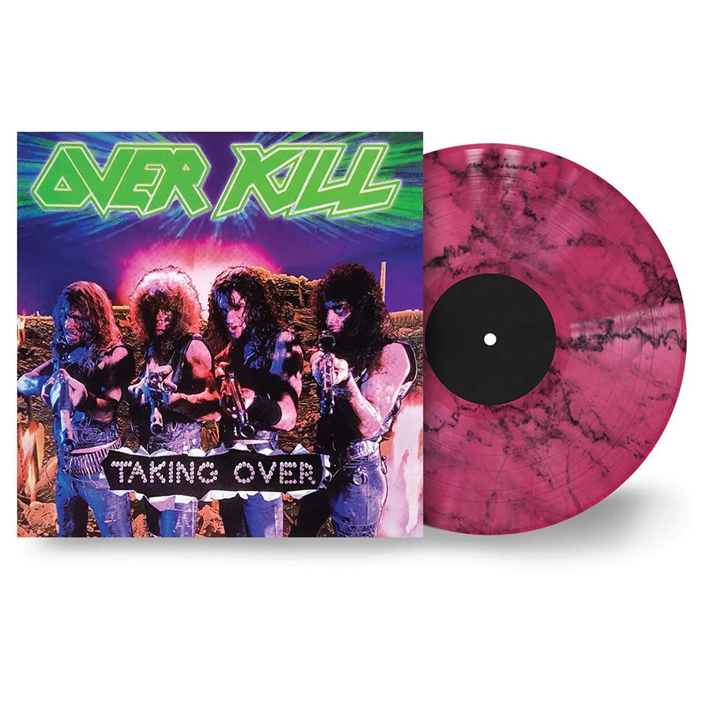 Overkill - Taking Over (Pink Marble Colored Vinyl) Vinyl - PORTLAND DISTRO