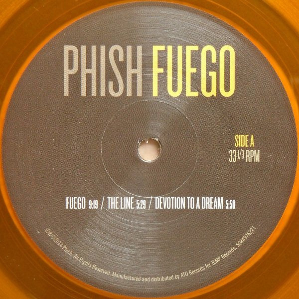 Phish - Fuego [Spontaneous Combustion Ed.] [Flame 2 LP] Vinyl - PORTLAND DISTRO
