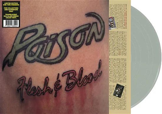Poison - Flesh & Blood (Translucent Sea Glass Colored Vinyl) Vinyl - PORTLAND DISTRO