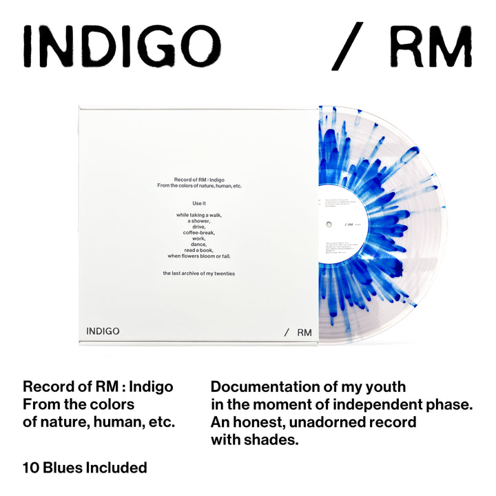 Rm (Bts) - Indigo (Poster, Photos / Photo Cards) Vinyl - PORTLAND DISTRO
