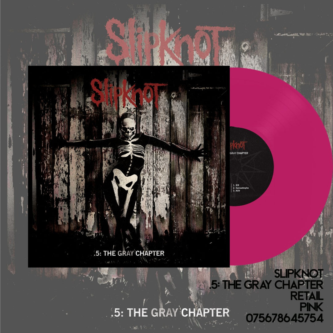 Slipknot - 5: The Gray Chapter (2 LP pink colored vinyl) Vinyl - PORTLAND DISTRO