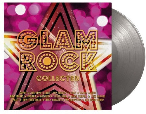 Various Artists - Glam Rock Collected (Limited Edition, 180 Gram Vinyl, Colored Vinyl, Silver) [Import] (2 Lp's) Vinyl - PORTLAND DISTRO