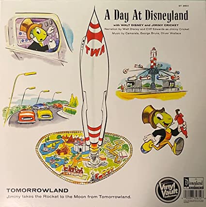 Walt Disney - A Day At Disneyland with Walt Disney and Jiminy Cricket (2 Lp's) Vinyl - PORTLAND DISTRO