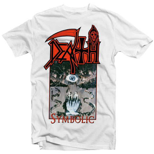 Death - Symbolic (White) T-Shirt - PORTLAND DISTRO