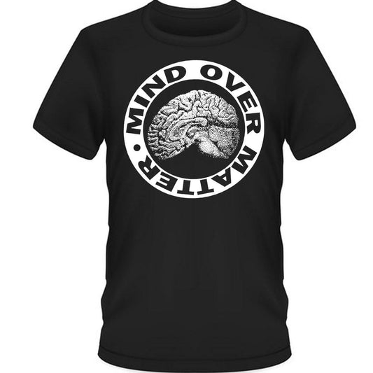 Mind Over Matter - Brain (2sided) T-Shirt - PORTLAND DISTRO