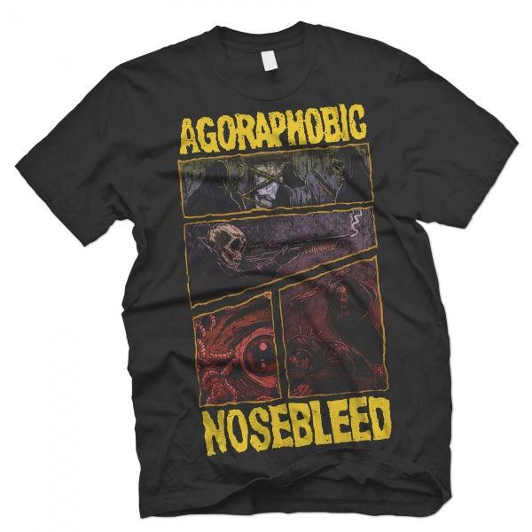 Agoraphobic Nosebleed - Dark Comic T-Shirt - PORTLAND DISTRO