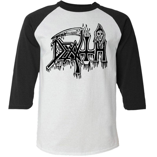 Death - Classic Logo Baseball T-Shirt - PORTLAND DISTRO