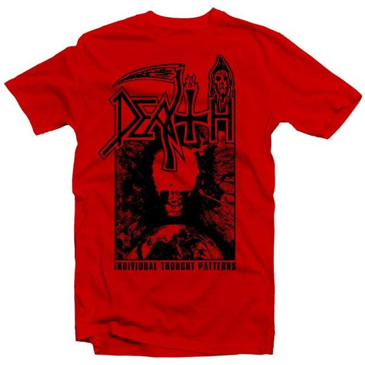 Death - Individual Thought Patterns Red T-Shirt - PORTLAND DISTRO