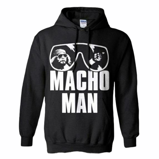 Macho Man - Hoodie Sweatshirt - PORTLAND DISTRO