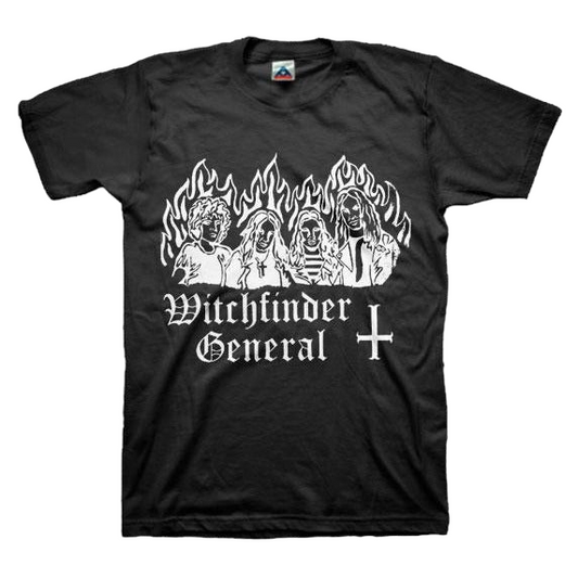 Witchfinder General - Burning A Sinner T-Shirt - PORTLAND DISTRO
