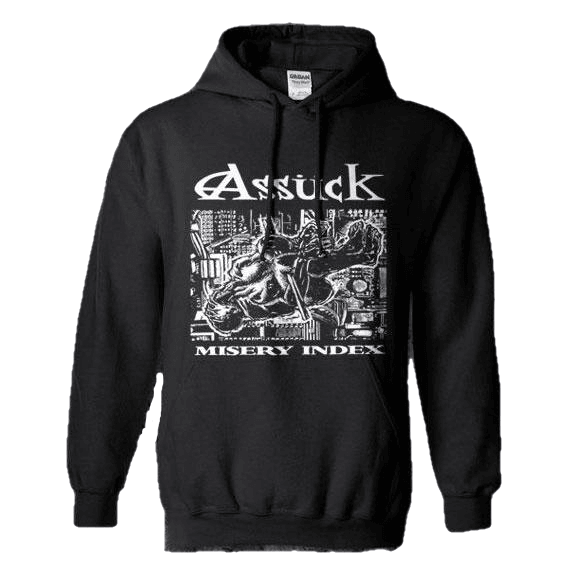 Assuck - Misery Index Hoodie Sweatshirt - PORTLAND DISTRO