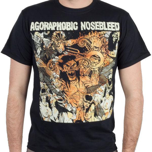 Agoraphobic Nosebleed - Anti-Christian T-Shirt - PORTLAND DISTRO