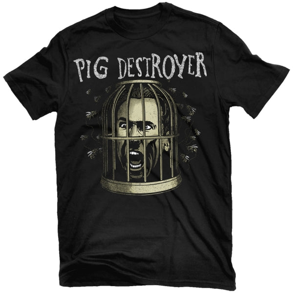 Pig Destroyer - Cage Head T-Shirt - PORTLAND DISTRO