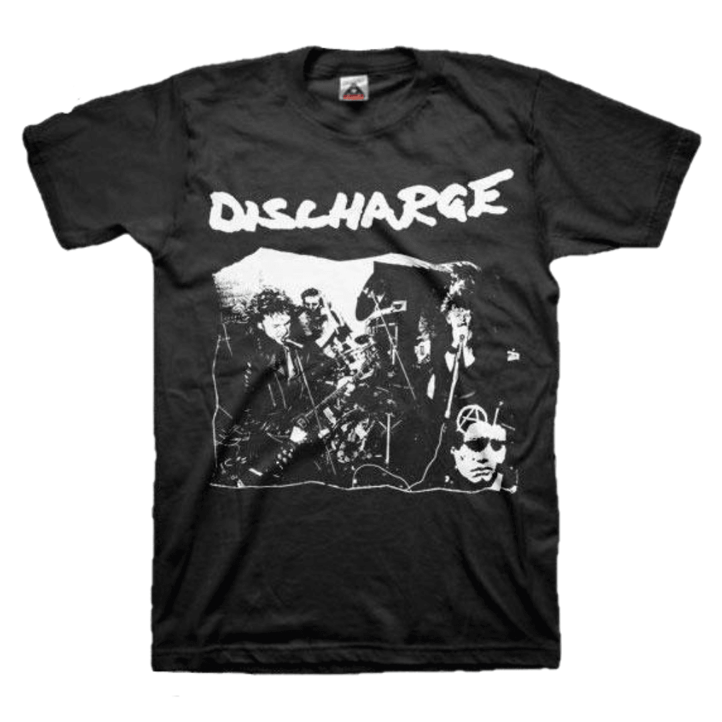 Discharge - Band Playing T-Shirt - PORTLAND DISTRO