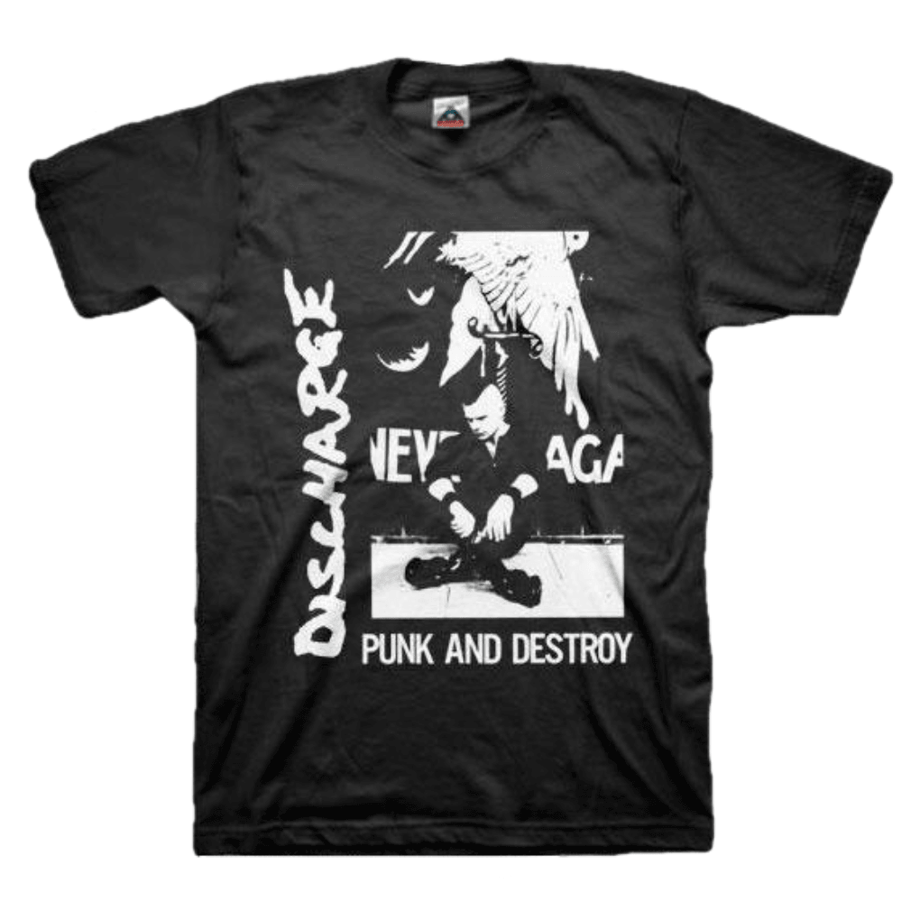 Discharge - Punk And Destroy T-Shirt - PORTLAND DISTRO