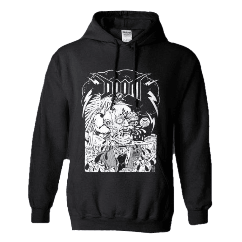Doom - Blood For Oil Hoodie Sweatshirt - PORTLAND DISTRO
