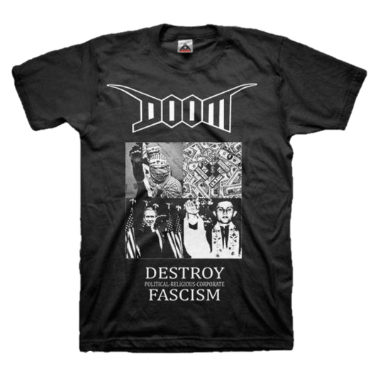 Doom - Destroy Fascism T-Shirt - PORTLAND DISTRO