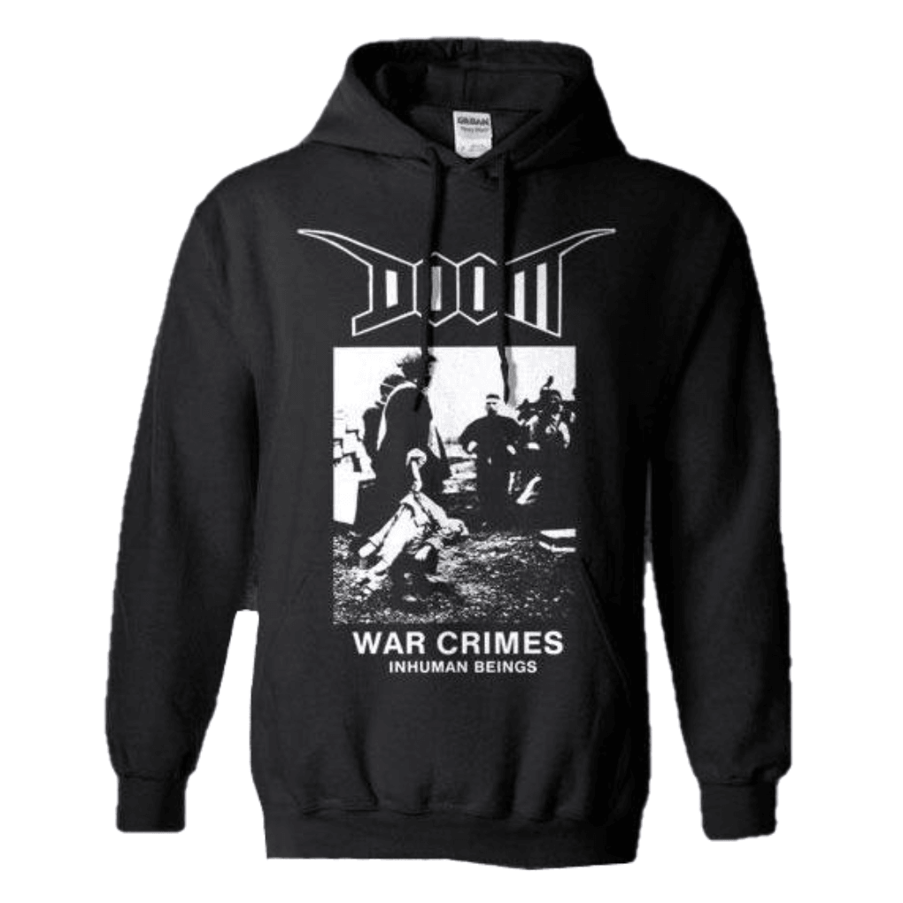 Doom - War Crimes Hoodie Sweatshirt - PORTLAND DISTRO
