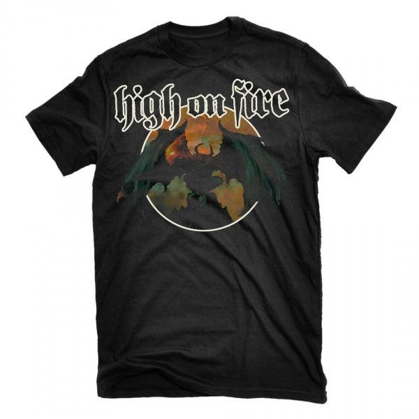 High On Fire - Blessed Black Wings T-Shirt - PORTLAND DISTRO