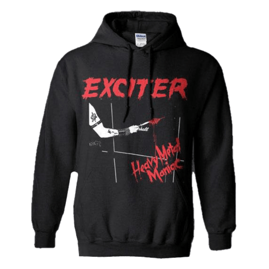 Exciter - Heavy Metal Maniac Hoodie Sweatshirt - PORTLAND DISTRO