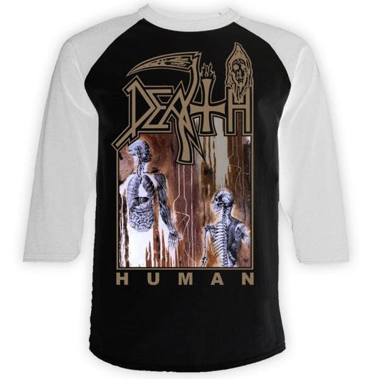 Death - Human Baseball T-Shirt - PORTLAND DISTRO