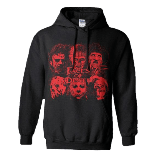Faces Of Horror - Hoodie Sweatshirt - PORTLAND DISTRO