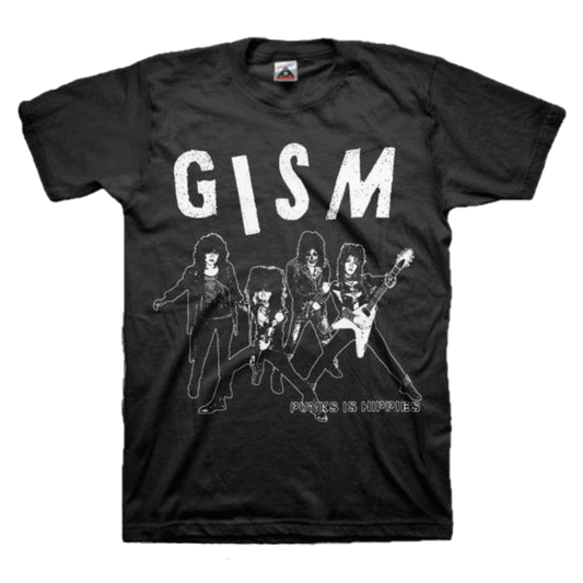 GISM - Punks Is Hippies T-Shirt - PORTLAND DISTRO