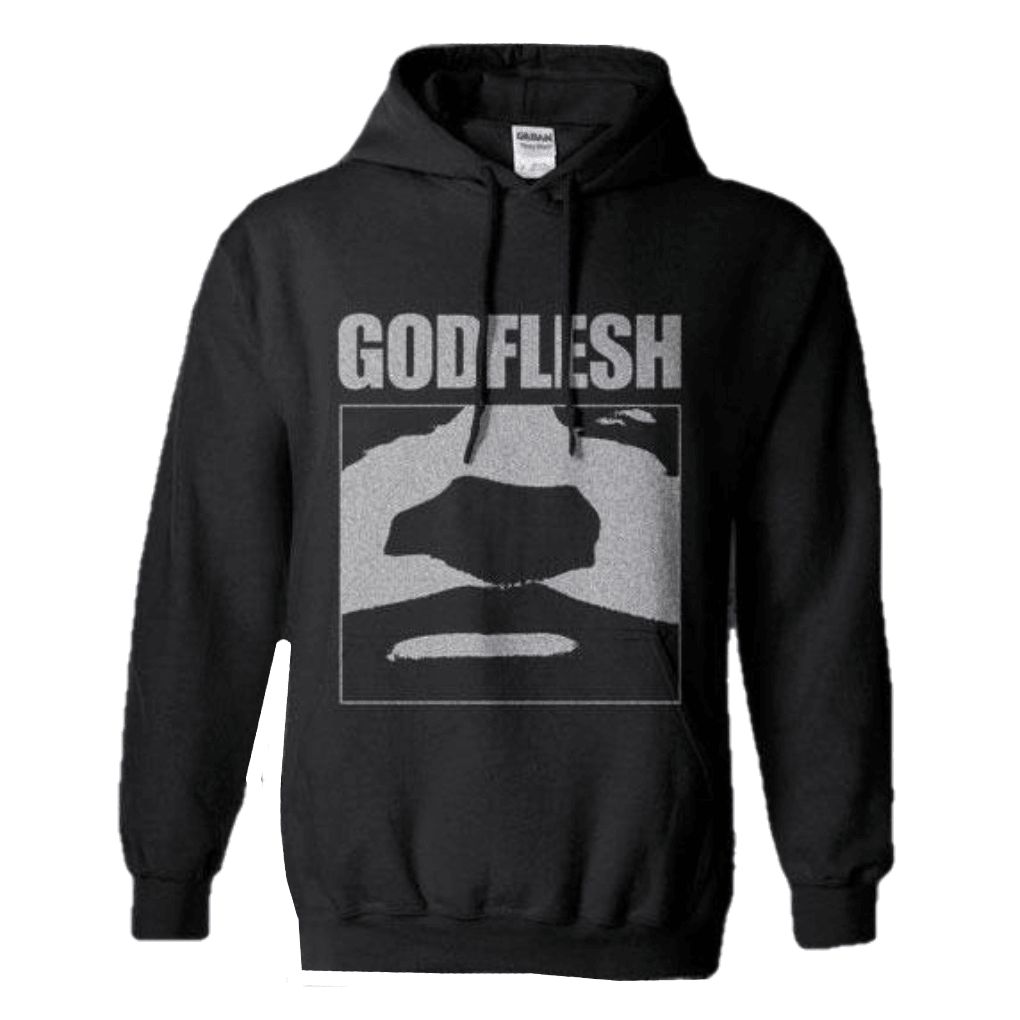 Godflesh - Silver Face Hoodie Sweatshirt - PORTLAND DISTRO