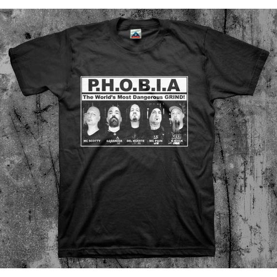 Phobia - NWA - Dangerous Grind! T-Shirt - PORTLAND DISTRO